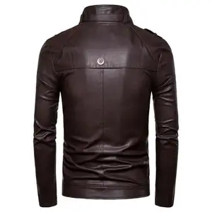 Куртка кожаная Весенняя теплая мягкая негабаритная черная и белая куртка из искусственной кожи для мужчин