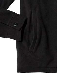 Veste polaire d'hiver pour homme, col montant, coupe-vent, en tissu polaire, vente chaude, OEM High Street - Product Image 2