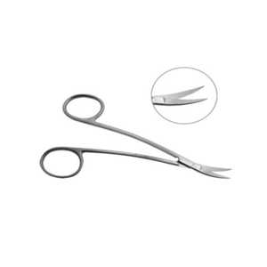 Ciseaux Walker Iris incurvés latéralement, outils médicaux chirurgicaux en acier inoxydable de haute qualité, instrument par SurgiRight - Product Image 3