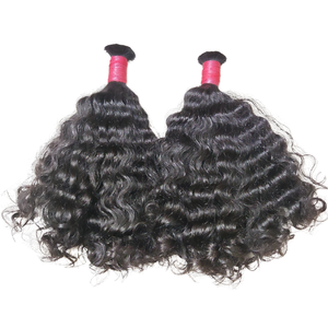 Extension de faisceaux de cheveux humains crus 100% naturels Raw Indian Remy Natural Vendeur Fabricant de l'Inde du Sud - Product Image 1