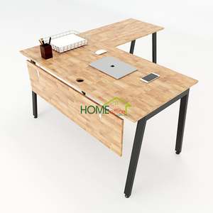 โต๊ะทำงานสำนักงานทรงตัวแอล รุ่น Aton Concept ขนาด 140x150 ซม. ต้องประกอบเอง - Product Image 1