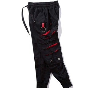 New Multi-pocket Cargo Pants Custom Elastic Plus Size Men's Pants <b>Trousers</b> Cargo <b>Trousers</b> - Product Image 2