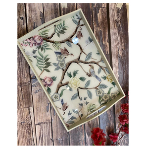 ถาดเสิร์ฟไม้เนื้อแข็ง8นิ้วสำหรับใช้100% บ้านร้านอาหารโรงแรม - Product Image 2