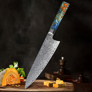 Cuchillo de Chef Japonés Profesional, Fabricación Personalizada al por Mayor, OEM ODM, Hoja de Acero de Damasco, Duradero, Hecho a Mano, Ambidiestro - Product Image 6