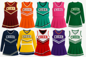 Uniformes de cheerleading, logo personnalisé, ensemble deux pièces, vêtements d'équipe de performance, vente en gros de vêtements de sport, OEM - Product Image 6