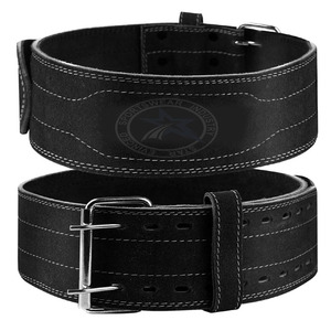 Cinturón de gimnasio de levantamiento de pesas de Cuero 100% de alta calidad, venta al por mayor, logotipo personalizado, potencia de Fitness duradera resistente - Product Image 2