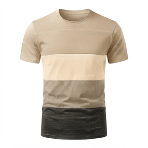 Camiseta de Hombre de Alta Calidad, Ligera, de Color Sólido, Formal, de Manga Corta, con Logotipo Personalizable Impreso, Transpirable, Nueva Llegada - Product Image 1