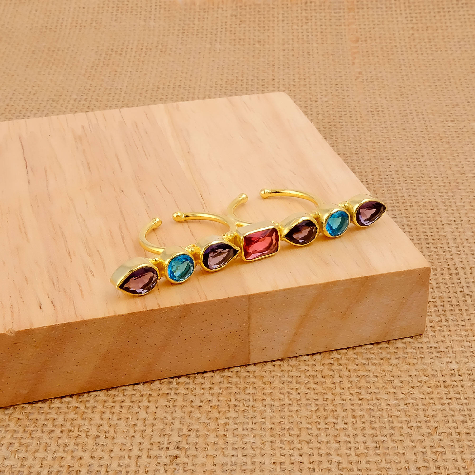 Rose Fuchsia Améthyste Bleu Topaze Hydro Quartz