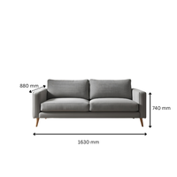 Canapé-lit deux places en tissu de haute qualité, moderne, pour salon, fabriqué au Vietnam, éco-responsable et durable, idéal pour atelier ou espace de loisirs.