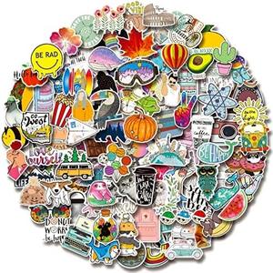 Pegatinas de PVC de Alta Calidad, Ecológicas, con Diseño de Dibujos Animados, Cortadas a Troquel Personalizadas |   Calcomanías de Vinilo Impermeables Impresas con UV para Botellas y Computadoras Portátiles (MOQ - Product Image 1