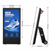 OEM ODM Anpassbare IP65 Wasserdichte Outdoor-LCD-Werbeanzeige 1500 Nits Hohe Helligkeit Animation Aufzug 14 Stunden