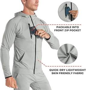 Veste coupe-vent longue pour homme de marque en gros, style vintage écologique, légère, imperméable et respirante - Product Image 5