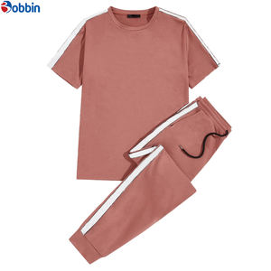 Ensemble de survêtement en coton de haute qualité pour hommes, vêtements de mode, survêtement à manches courtes, jogging, ensemble deux pièces pour hommes, ensembles d'été - Product Image 5