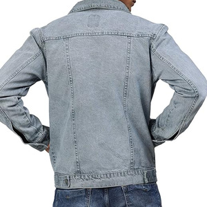 La más vendida nueva llegada al aire libre OEM hombres invierno Jeans chaquetas para Casual/último diseño precio más barato hombres Denim Jeans chaquetas - Product Image 3