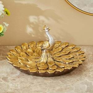 Peacock Style Arbre Design Table Top Décoratif En Aluminium En Métal Arbre Sculpture Vitrine Showpiece Pour La Maison Ou Le Bureau - Product Image 1