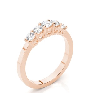 Women's 925 <b>Silver</b> IGI Certified Crown Shape Engagement <b>Ring</b> Round Brilliant Cut Prong Setting Classic Style - Product Image 3