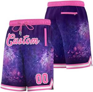 Short de basket-ball en maille de haute qualité Short de course en polyester respirant à séchage rapide pour hommes femmes - Product Image 3