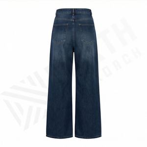 <b>Women's</b> Raw Denim <b>Jeans</b> Y2K Vintage Custom Baggy Pants 100% Cotton Boyfriend Style Loose Fit Casual Fashion <b>Jeans</b> New Style - Product Image 2