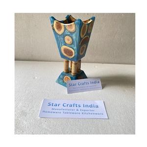 2024 nouveau élégant arabe écologique bois et résine Mubkhar brûleur d'encens charbon de bois brûleur d'encens Bakhoor brûleur pour la décoration intérieure - Product Image 1