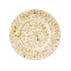 Assiette de présentation ronde en bois et nacre, taille personnalisée, sous assiette de présentation, pour les meilleures ventes - Product Image 4