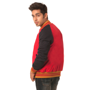 Handmade Breathable Long Sleeve Baseball Jacket Men Customisable Varsity Style High Street Outfit New Condition Fabric Pakistan - Product Image 5