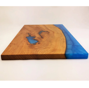 Tabla de cortar de resina epoxi de madera Tabla de cortar de resina epoxi natural Rectangular de resina de madera a un precio asequible - Product Image 6