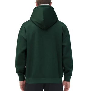 เสื้อฮู้ดผู้ชายปี 2025 คุณภาพสูง พิมพ์โลโก้ตามสั่ง กันลม มีกระเป๋า เสื้อสเวตเชิ้ตปักลาย สตรีทแวร์ ผ้าฝ้าย 100% - Product Image 3