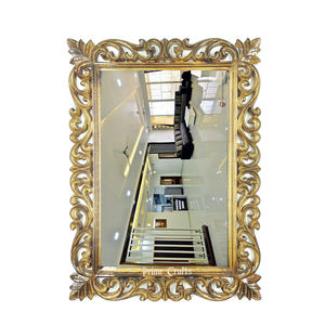 Handcrafted Exquisite Wooden <b>Mirror</b> Collection Eco-Friendly Sustainable Wall Decor for Home Timelessly Elegant Pieces by AYAANS - Product Image 1