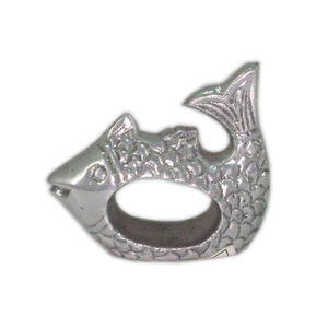 Anneaux de serviette en aluminium gaufré classiques avec porte-serviettes écologiques polonais brillant pour mariage et salle à manger - Product Image 4