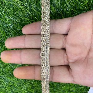 Fabriqué à la main au crochet Chantilly Alencon dentelle traditionnelle ornée bordure garniture maille broderie 100% Polyester mariée soirée - Product Image 1