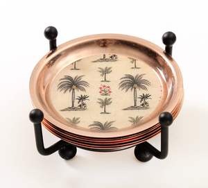 Lleva la tendencia del cobre a la decoración de tu mesa con este posavasos de cobre, acero inoxidable, acabado de cobre, cocina y Mesa - Product Image 4