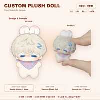 Porte-clés en peluche personnalisé CE CPC, poupée Kpop Idol personnalisée 5cm 10cm, jouet en peluche en coton, vente en gros d'usine OEM