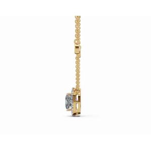 Pendentif luxueux en diamant de laboratoire Haloed Treasure, 1,192 ct, or 9 KT, 14 KT, 18 KT, bijoux en gros, fournisseur OEM - Product Image 3