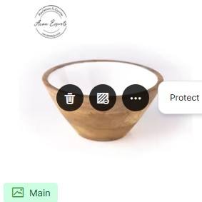 Bol rond en bois artisanal avec finition à grain naturel parfait pour les salades servant des collations cadeau de décoration de cuisine élégant et durable - Product Image 3