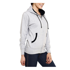 Sudaderas con Capucha de Alta Calidad, 100% Algodón, Color Sólido, Otoño Invierno, Ecológicas, para Gimnasio, Casuales, Moda Urbana, Corte Ajustado para Mujer - Product Image 2