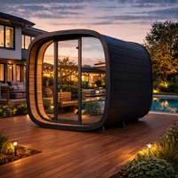 Sauna extérieur à vapeur pour 4 à 6 personnes, panneau de commande informatisé, capacité de 4 personnes, pour appartement, villa, utilisation extérieure + LIVRAISON GRATUITE