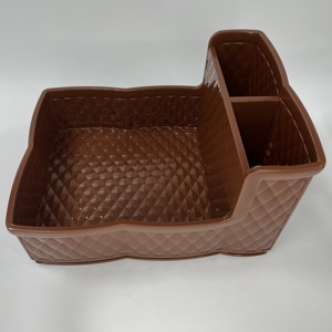 Plateau à ustensiles extensible en plastique réglable sans BPA ODM/OEM stockage de cuisine en gros pour cuillères fourchettes couteaux - Product Image 4