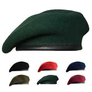 Boina Ceremonial Personalizada al por Mayor con Logotipo de Diseño Personalizado, la Mejor Calidad, Color Personalizado, Deportiva, Casual, de Viaje, 100% Lana, Pakistán, Super Insignias - Product Image 1