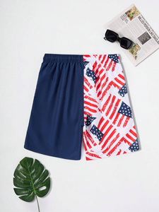 Shorts en maille pour hommes, taille élastique, pour le basketball, la plage, le sport, la course, style streetwear, personnalisables, design de créateur - Product Image 2