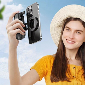 ขาตั้งกล้องเซลฟี่แบบ3-in-1แบบแม่เหล็กพกพาพร้อมรีโมทไร้สายขาตั้งที่จับโทรศัพท์สำหรับถ่ายภาพสำหรับโทรศัพท์มือถือ - Product Image 1