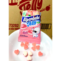 Alpenlieb Bonbons mous à saveur de pêche 24g Bonbons sucrés en forme de cube de haute qualité Marché mondial Vietnam