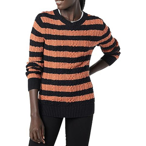 Pull à col rond à manches longues Pull grande taille - Product Image 3