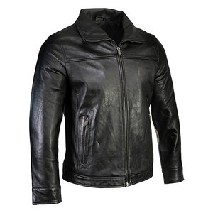 Manteau de voiture en cuir pour hommes, veste Slim Fit élégant, mode d'hiver, vestes en cuir pour hommes, dernière conception de haute qualité - Product Image 2