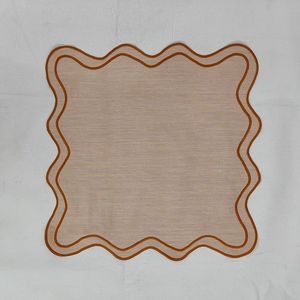 Mantel DE MESA DE LINO hecho a mano, diseño de trabajo bordado para mesa de comedor elegante, regalo de decoración del hogar - Product Image 3