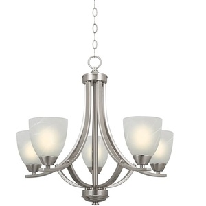 Most Selling Product Metal Black Hanging <b>5</b> Ceiling <b>Light</b> Fixture <b>Chandelier</b> Banquet Pendant for Foyer Living Room Bedroom - Product Image 5