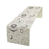 Nouveau design, best-seller, nappe de table 100% coton pur, personnalisable par sublimation et broderie, durable et écologique, pour la vente en gros