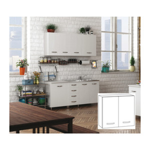 Kit Cucina Pensile 2 Ante 80x32xh72 Cm Bianco - Product Image 1