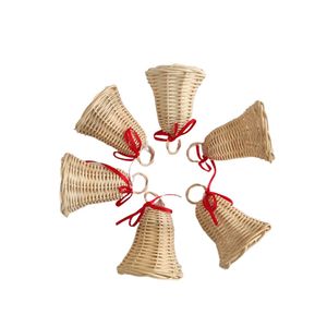 Cuenco de corazones de ratán relleno bolas de paja adornos Mesa decorativa florero centro de mesa estilo rústico boda decoración Natural mimbre - Product Image 3