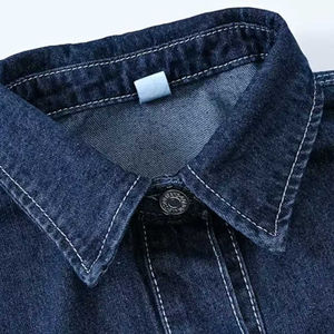 Custom Women's Denim Jacket with Loose Fit Button <b>Detail</b> Breathable Solid Pattern - Product Image 3