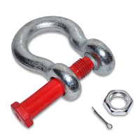 Bolt Type Bow Shackle Hot Dip Galvanized Heavy Duty Fastener for Lifting Hardware Assembly